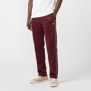 Lacoste Men's Paris Piqué Sweatpants - Maroon - Size Medium